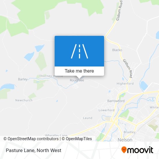 Pasture Lane map