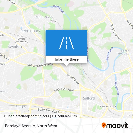 Barclays Avenue map