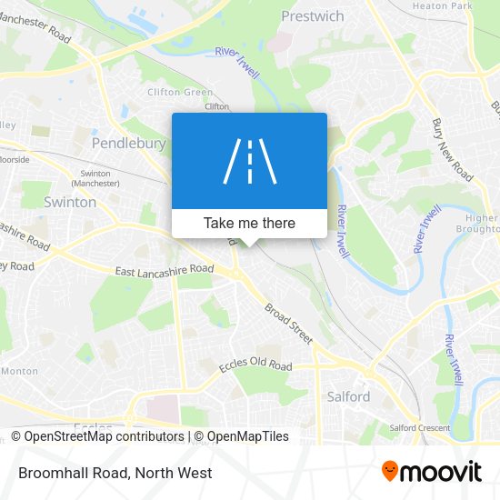 Broomhall Road map