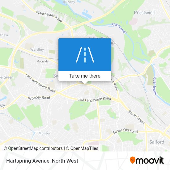 Hartspring Avenue map