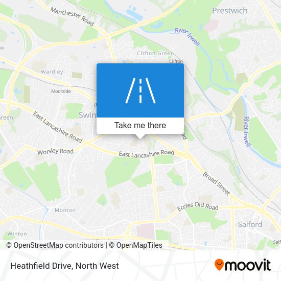 Heathfield Drive map