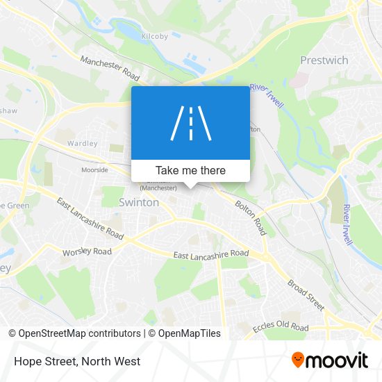 Hope Street map