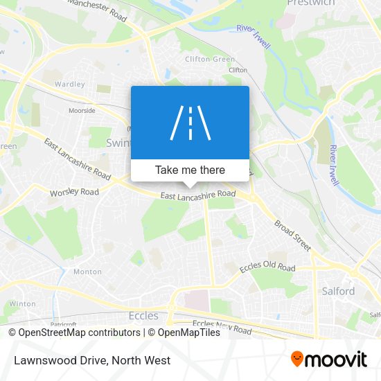 Lawnswood Drive map