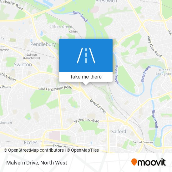 Malvern Drive map