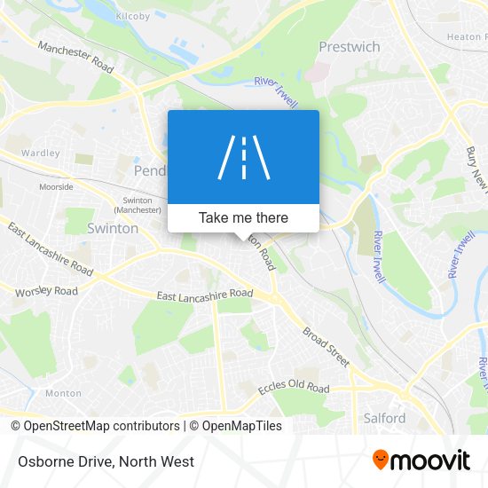 Osborne Drive map
