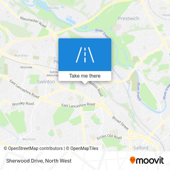 Sherwood Drive map