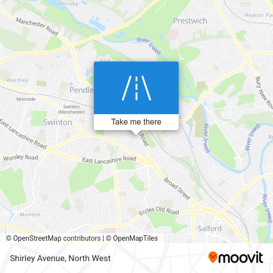 Shirley Avenue map