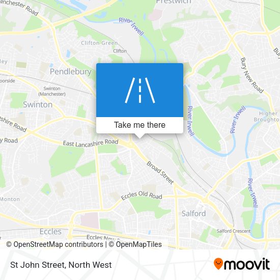 St John Street map