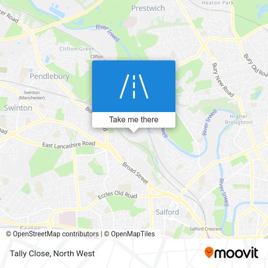 Tally Close map