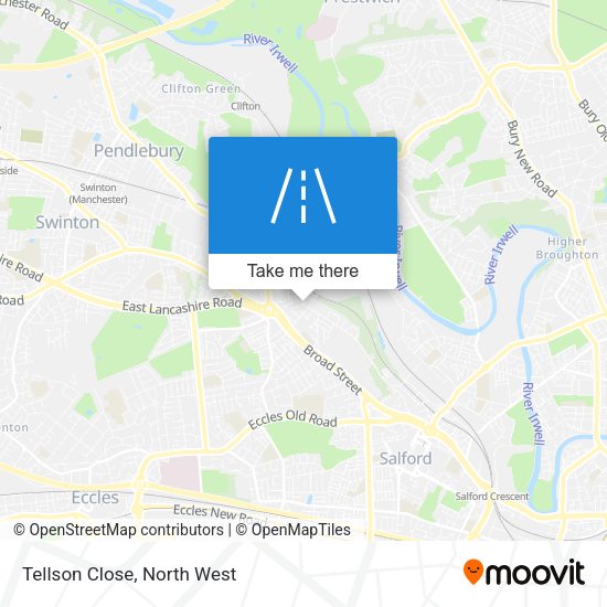Tellson Close map