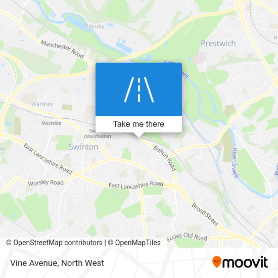 Vine Avenue map