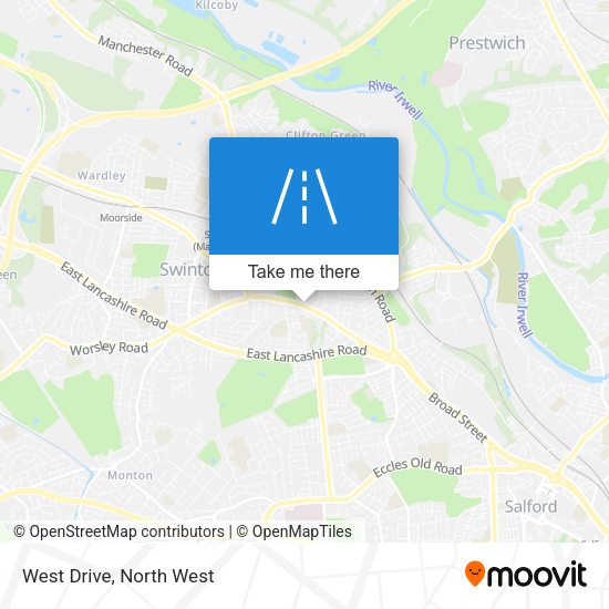 West Drive map