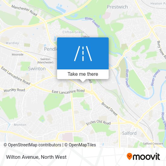 Wilton Avenue map