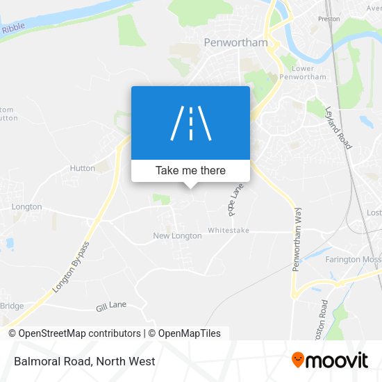 Balmoral Road map