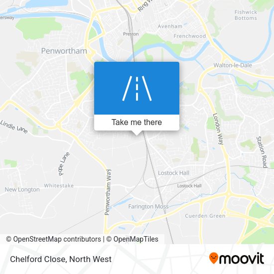Chelford Close map