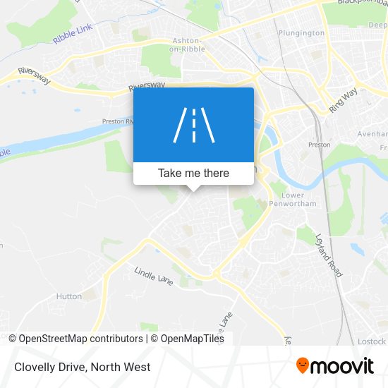Clovelly Drive map
