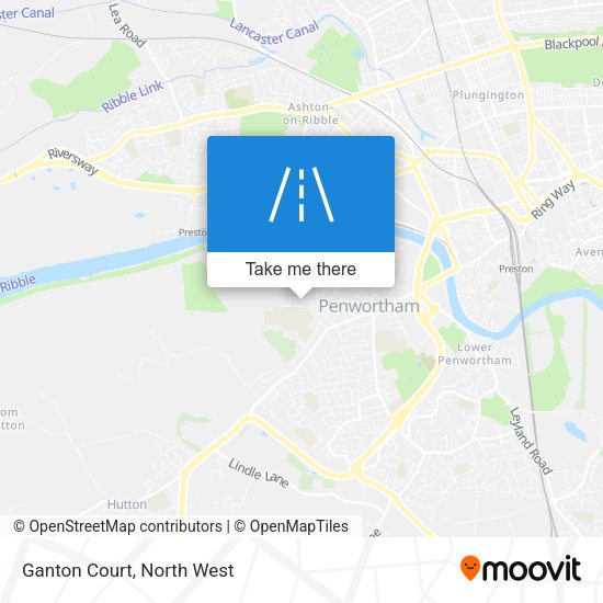 Ganton Court map