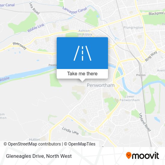 Gleneagles Drive map