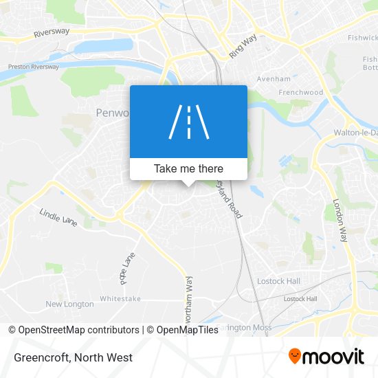 Greencroft map