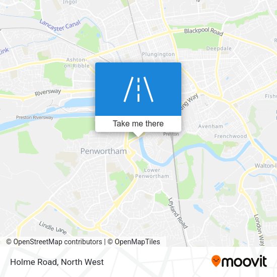 Holme Road map
