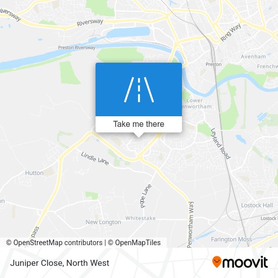 Juniper Close map