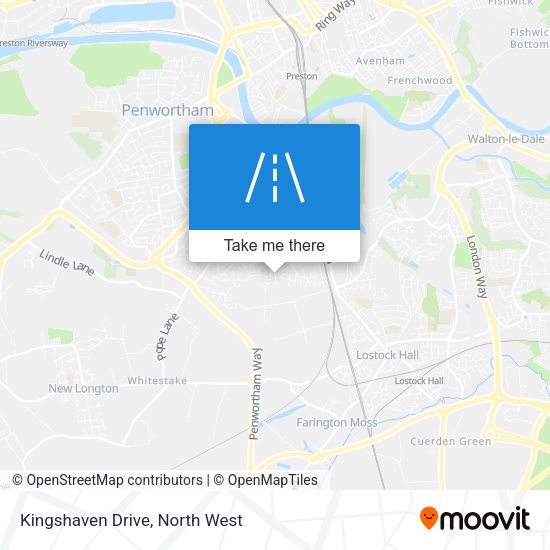 Kingshaven Drive map