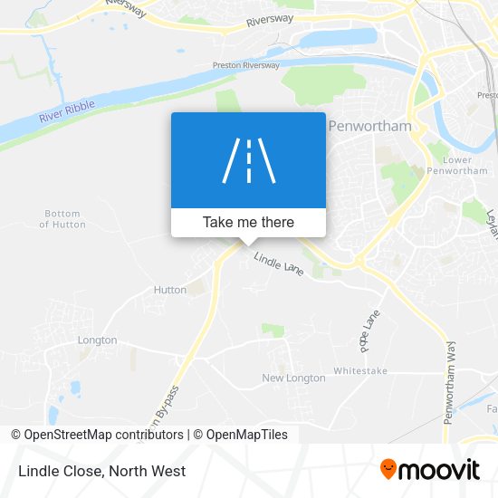 Lindle Close map
