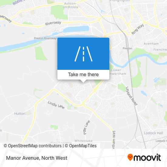 Manor Avenue map