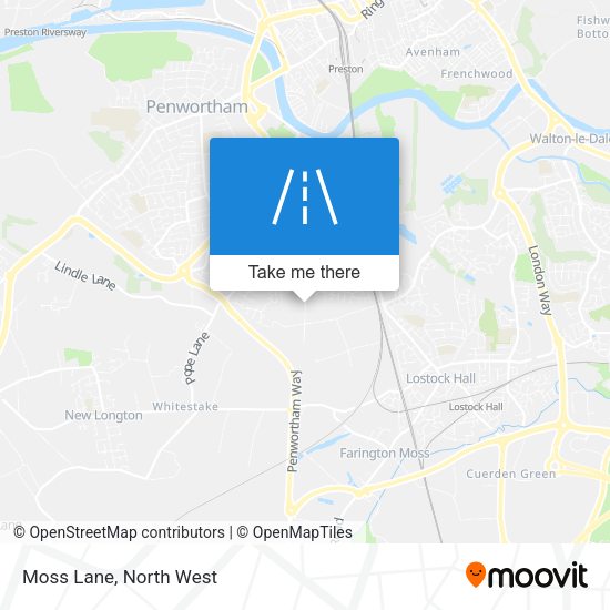 Moss Lane map
