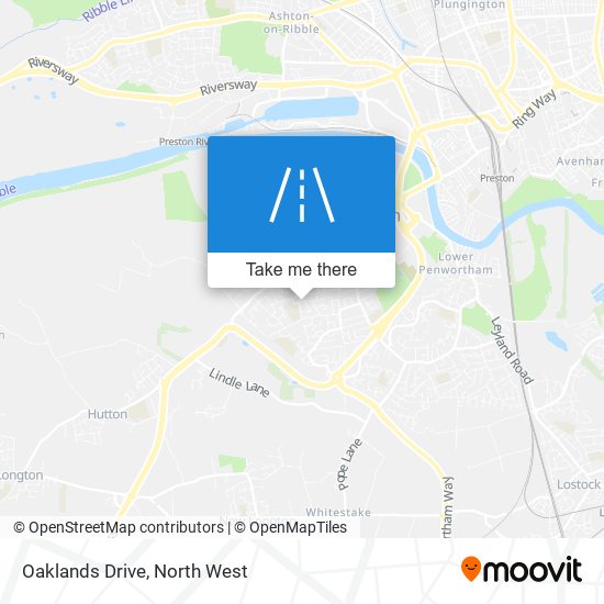 Oaklands Drive map