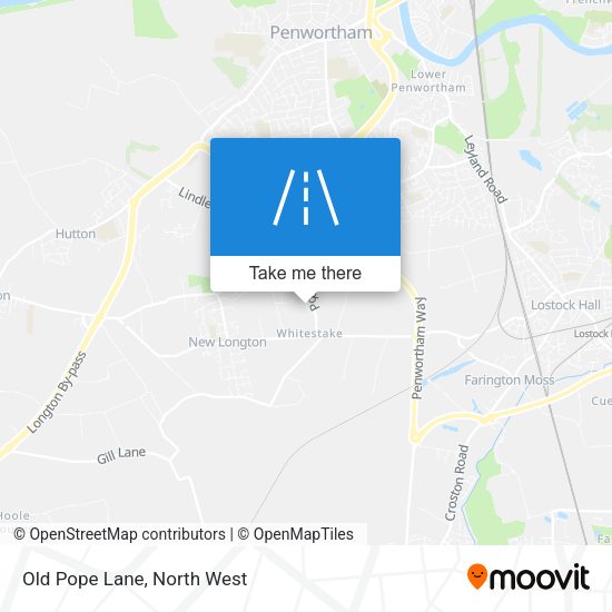 Old Pope Lane map