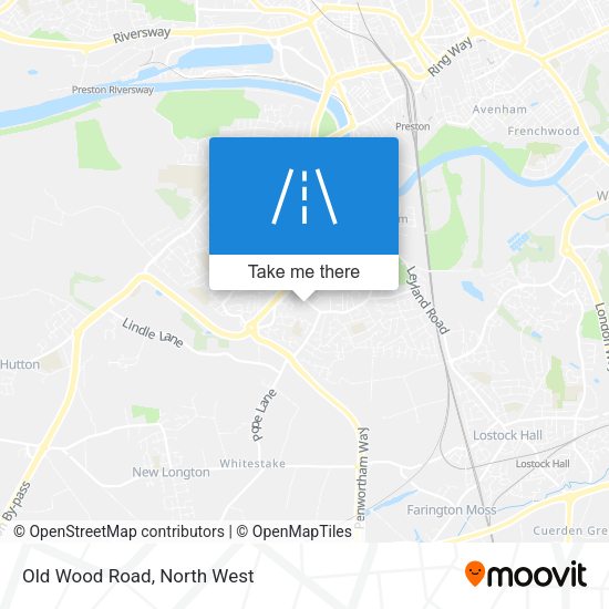 Old Wood Road map