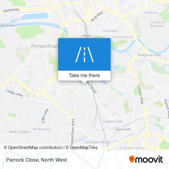 Parrock Close map