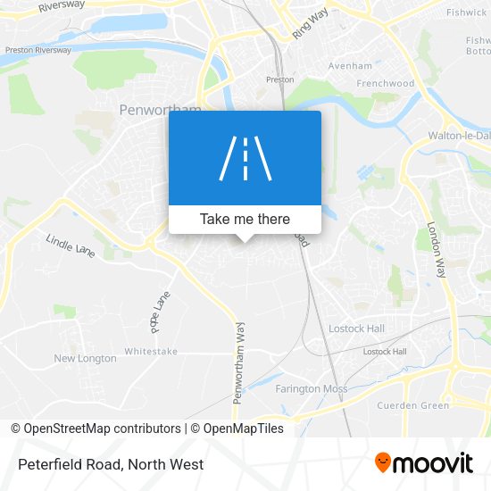 Peterfield Road map