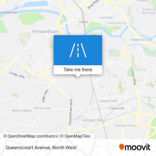 Queenscourt Avenue map