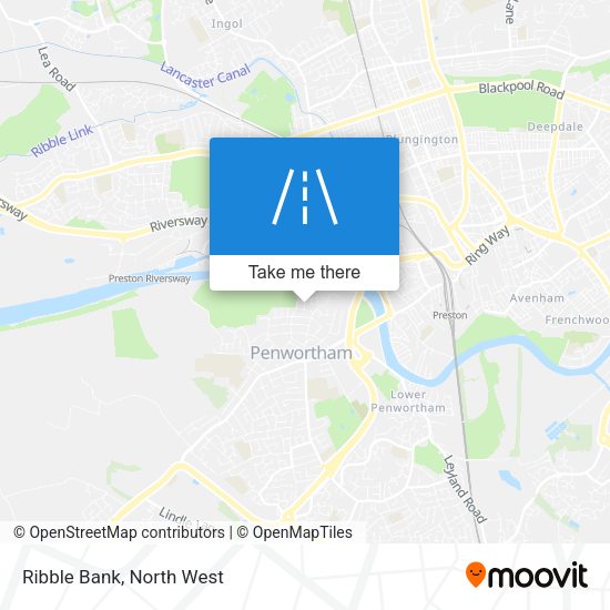 Ribble Bank map