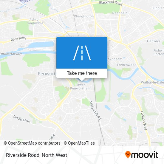 Riverside Road map