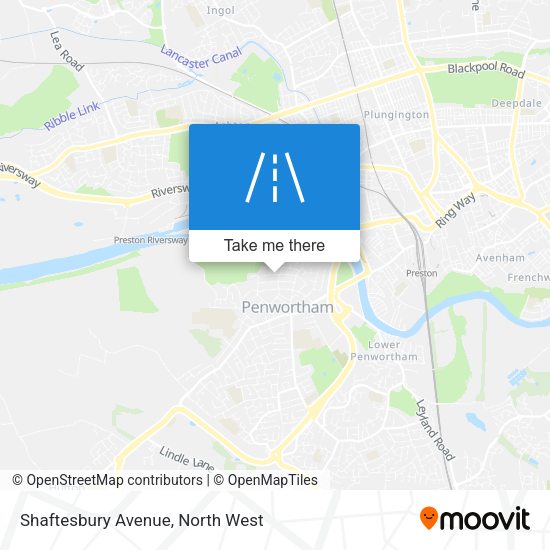Shaftesbury Avenue map