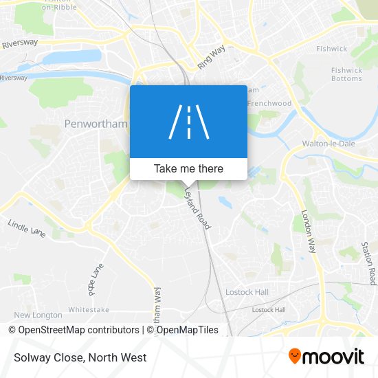 Solway Close map