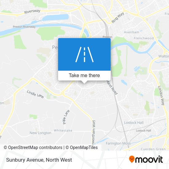 Sunbury Avenue map