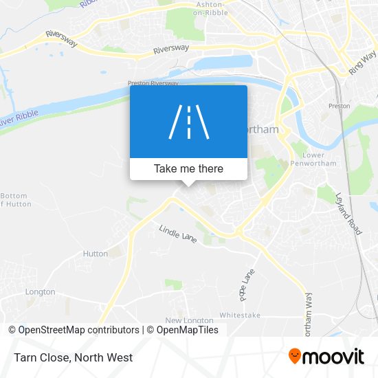 Tarn Close map