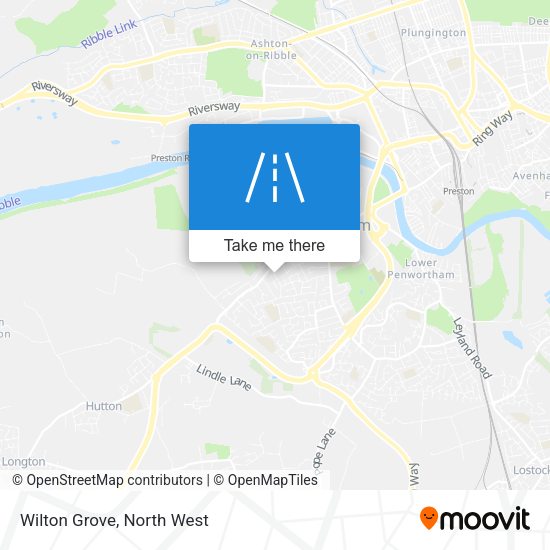 Wilton Grove map