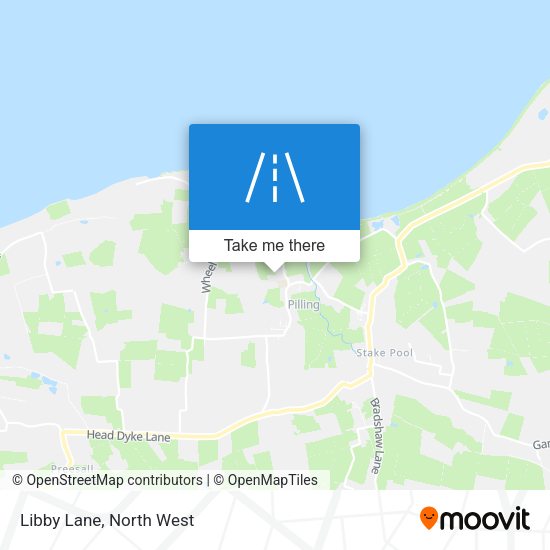 Libby Lane map