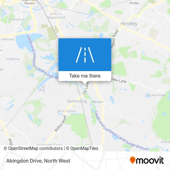 Abingdon Drive map