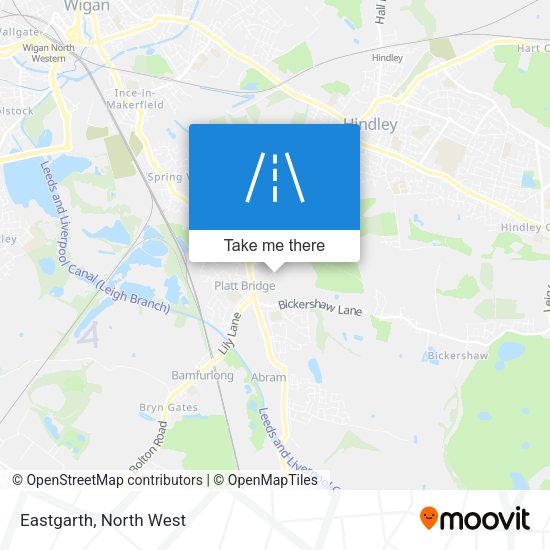 Eastgarth map