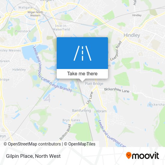 Gilpin Place map