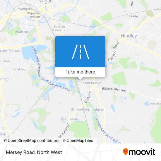 Mersey Road map
