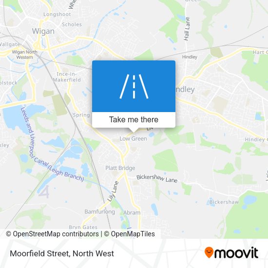 Moorfield Street map