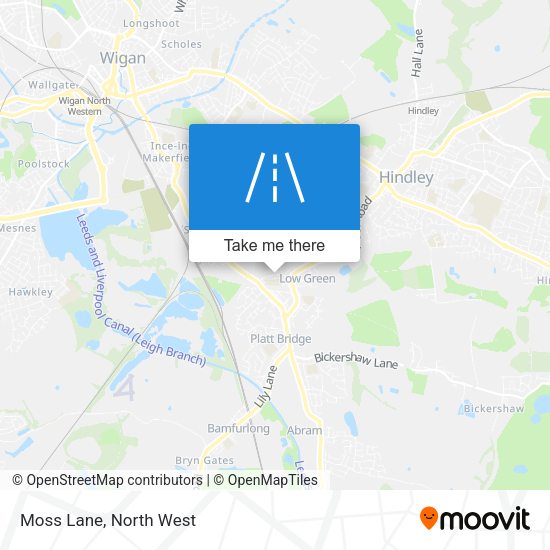 Moss Lane map