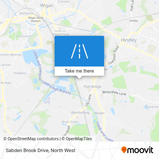 Sabden Brook Drive map